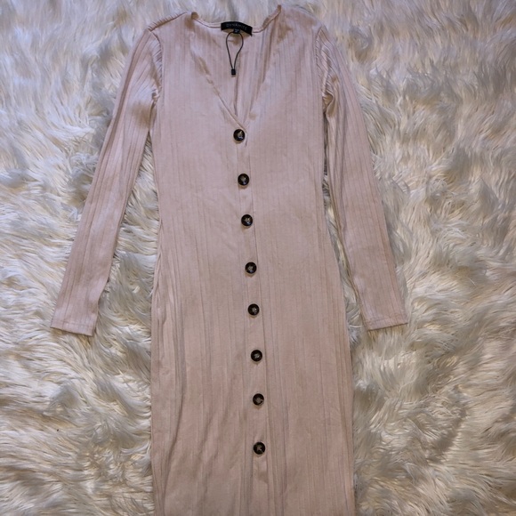 Dynamite Dresses & Skirts - Dynamite Button Down Midi Dress